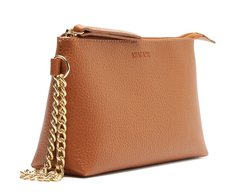 Necessaire Chaveiro Corrente Marrom