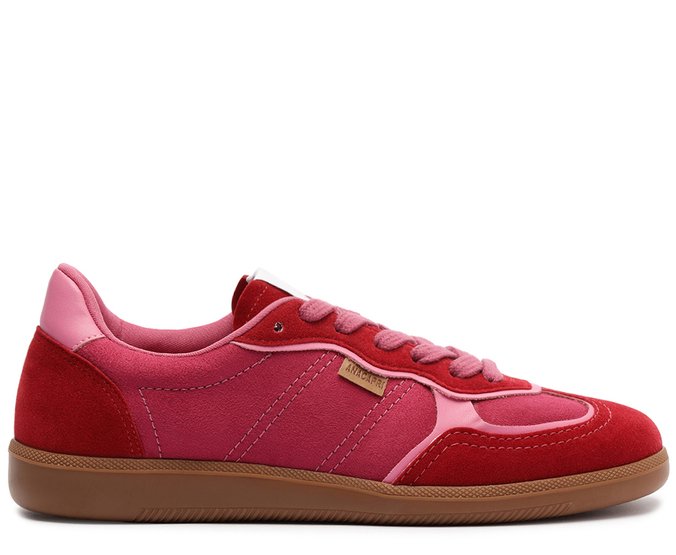 Tênis A'25 Vermelho e Rosa