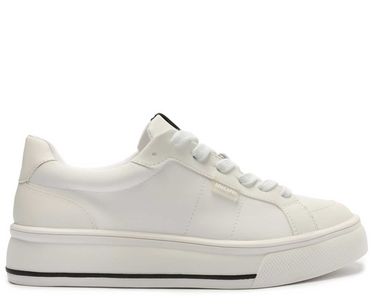 Tenis branco sales sola preta