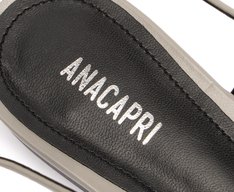 Sapatilha Slingback Ponta Prata Verniz Cinza