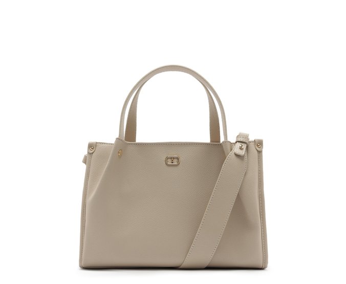 Bolsa Tote Média Shopper Cinza