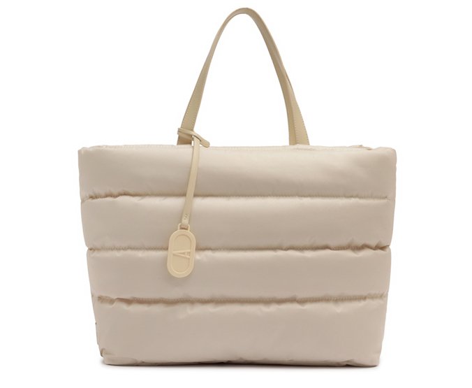 Bolsa Shopping Grande Nylon Fluffy Branca