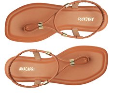 Sandália Slim Elástico Comfy Marrom