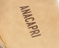 Sandália Espadrille Amarração Natural Branca e Vermelha