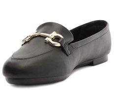 Mocassim Bridão Classy Minimal Preto