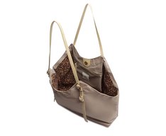 Bolsa Shopping Grande Versátil Bege