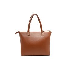 Bolsa Shopping Média Matelassê Triangular Marrom