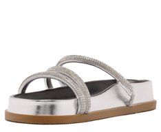 Papete Tiras De Brilho Prata Sola Preta