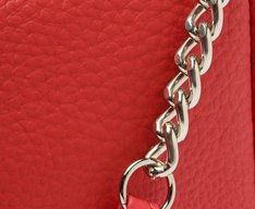 Bolsa Tiracolo Média Snake Vermelha