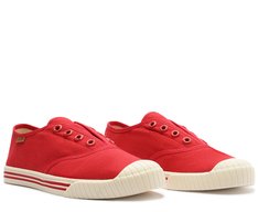 Tênis Slip On Lona Alê Vermelho