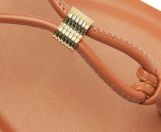 Sandália Slim Elástico Comfy Marrom