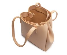 Bolsa Shopping Grande Minimal Bege