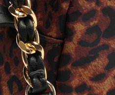 Bolsa Tiracolo Média Compacta Animal Print