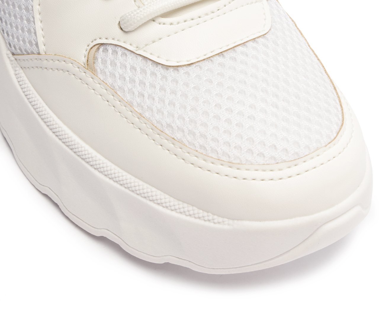 Tênis Chunky Branco Detalhe Bege Anacapri