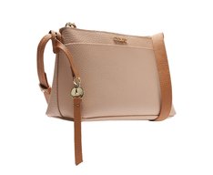 Bolsa Tiracolo Média Bag Charm Bege