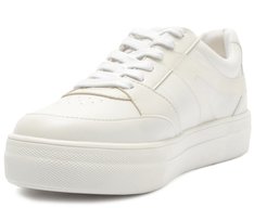 Tenis Branco Recorte Vinil Transparente Ayla