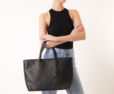 Bolsa shopping Grande Bag Charm Preta