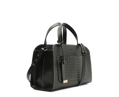 Bolsa Tote Média Tressê Preta