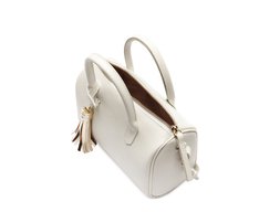 Bolsa Tote Média Arredondada Branca