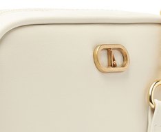 Bolsa Tiracolo Pequena Arredondada Glam Branca
