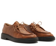 Mocassim Oxford Amarração Marrom