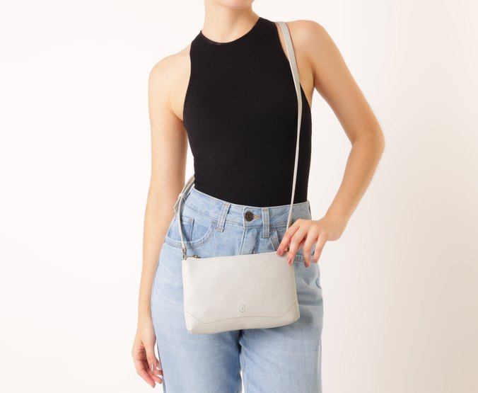Bolsa Tiracolo Pequena Pop Branca
