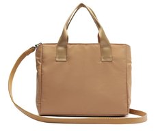 Bolsa Tote Grande Sporty Nylon Bege