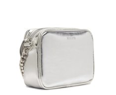 Bolsa Tiracolo Pequena Essencial Prateada
