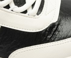 Tênis Recortes Nylon Preto