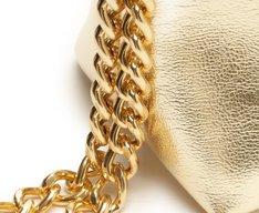 Necessaire Chaveiro Corrente Dourada
