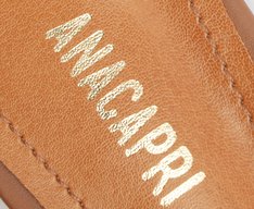 Sapatilha Slingback Salto Bloco Tiras Marrom