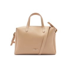 Bolsa Tote Média Maxxi Arredondada Bege