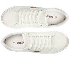Tênis Sola Estruturada Listra Lateral Branco E Azul