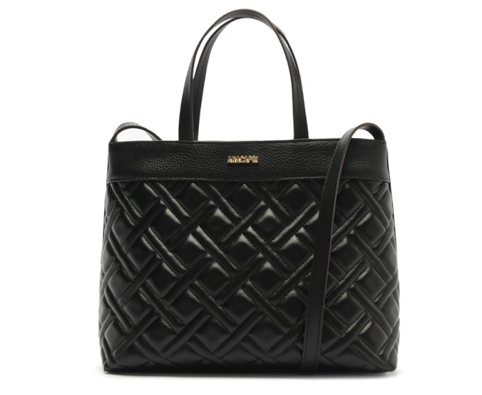 Bolsa Tote Grande Texturizada Preta