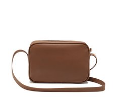 Bolsa Tiracolo Pequena Palha Marrom