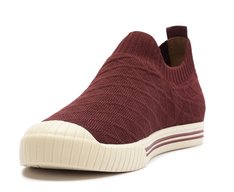 Tênis Slip On Knit Texturizado Roxo