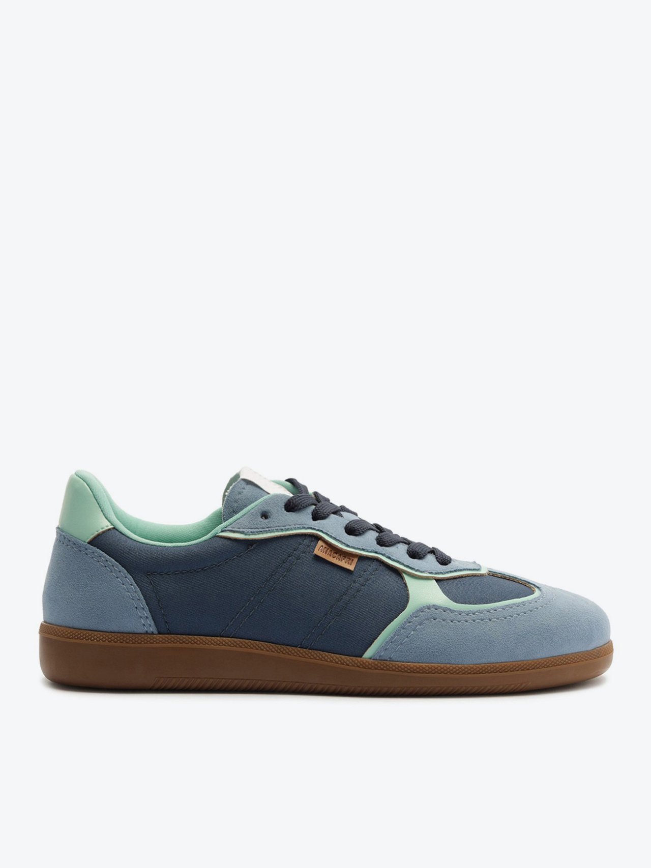 アカビ Tênis A25 Azul e Verde | Anacapri