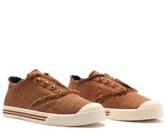 Tênis Slip On Desfiado Alê Marrom