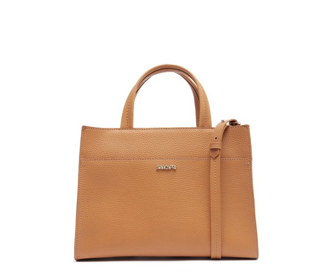 Bolsa Tote Média Work Marrom