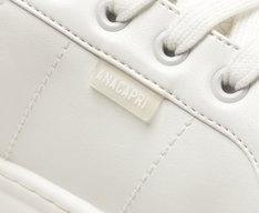 Tênis Flatform Branco Com Detalhe na Sola
