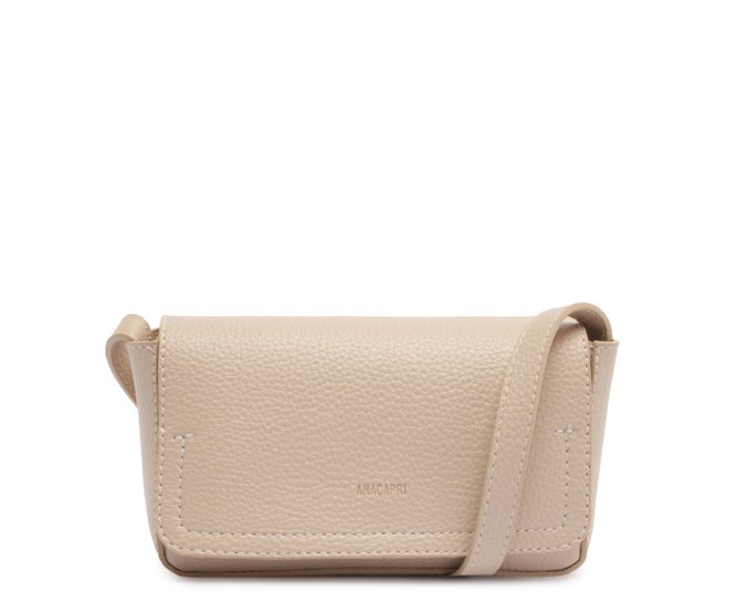 Bolsa Tiracolo Pequena Retangular Minimal Branca