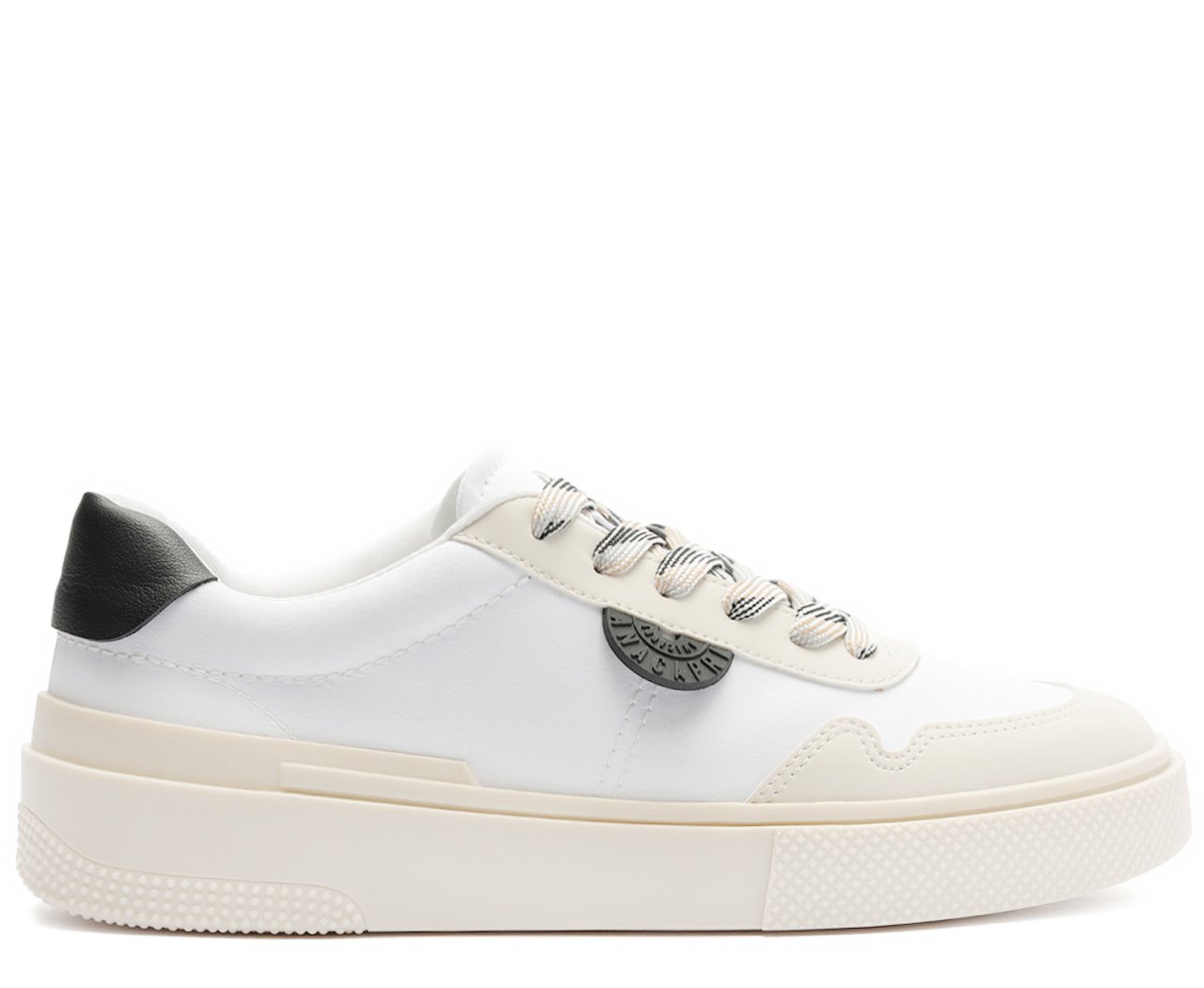 Tênis Atacador Bicolor Gigi Branco e Preto | Anacapri