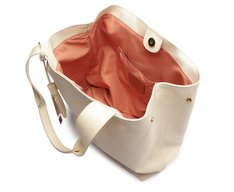 Bolsa Shopping Grande Pingente Bege