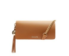 Bolsa Tiracolo Pequena Barbicacho Esfera Marrom