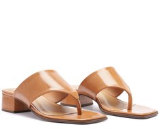 Sandália Mule Gaspéa Regular Bege