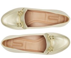 Mocassim Bridão Classy Minimal Dourado