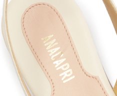 Sapatilha Slingback Bico Fino Flor Branca