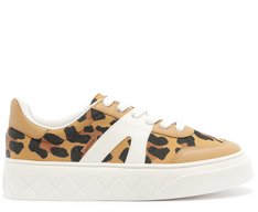 Tênis Sola Alta New Ana Onça Animal Print