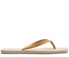 Chinelo De Dedo Palha Injetado Bege