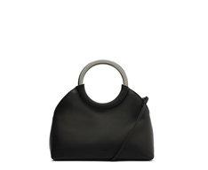 Bolsa Tiracolo Pequena Alça Metal Preta